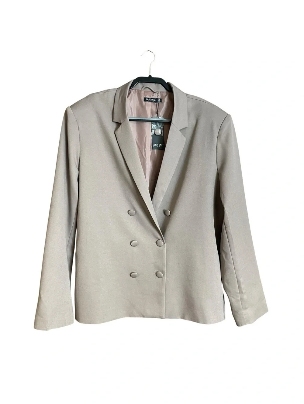 Nasty Gal NWT double breasted boxy oversize blazer 14